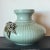 Antique Japanese Ribbed Porcelain Vase in Celadon Glaze With Braided Detail and Crab Fishne For Sale - Image 9 of 9