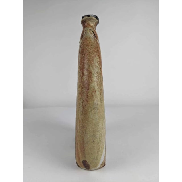 Mid-Century Modern Vintage Andrew Bergloff Mid-Century Modern Pottery Paddle Vase For Sale - Image 3 of 7