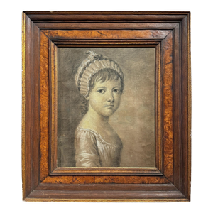 18th Century English Portrait of a Young Girl