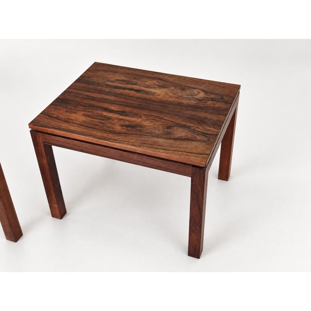Side Tables in Rosewood, Denmark, 1960s, Set of 2 For Sale - Image 9 of 18