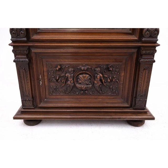 Wood Antique Display Cabinet, France, 1880 For Sale - Image 7 of 8