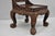 Vintage Chinoiserie Thai Oriental Carved Teak Wood Dining Side Chairs - A Pair For Sale - Image 9 of 12