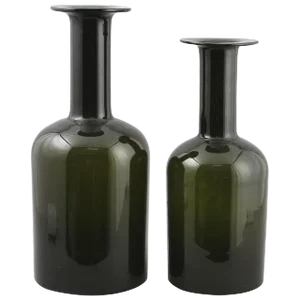 Oversized Vases Designed by Otto Brauer for Holmegaard - a Pair