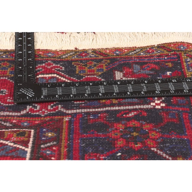 Mid 20th Century Vintage Persian Heriz Rug - 08'10 x 12'01 For Sale In Dallas - Image 6 of 9