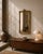 Vintage gilt wall mirror produced by aarhus glasimport & glassliberi a/s in denmark. executed with a rococo revival frame...