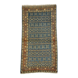 Antique Persian Mashhad Rug - 02'10 x 05'03