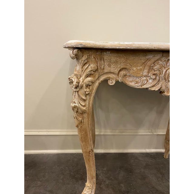 Vintage Italian Carved Wooden Console Table Chairish