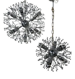 Vintage Sputnik Dandelion Hanging Lamp, Set of 2