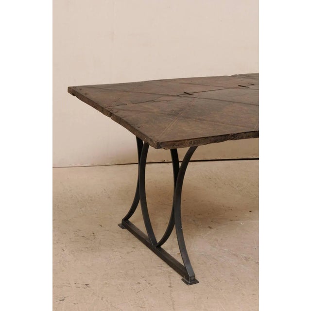 18th Century Spanish Door Made Custom Writing Desk For Sale In Atlanta - Image 6 of 11