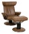 Set of Jazz M Leather Chair with Stool from Stressless For Sale
