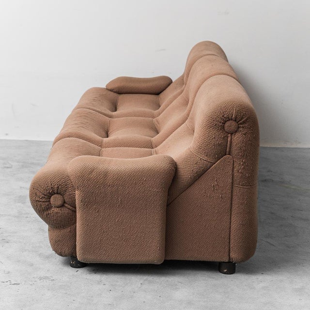 Brown Rezia Three-Seater Modular Sofa by Emilio Guarnacci for 1P, 1970s, Set of 3 For Sale - Image 8 of 14