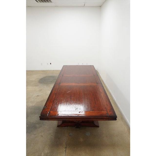 Vintage Bernadette Livingston Rustic Luxury Furniture Dining Table For Sale - Image 11 of 14