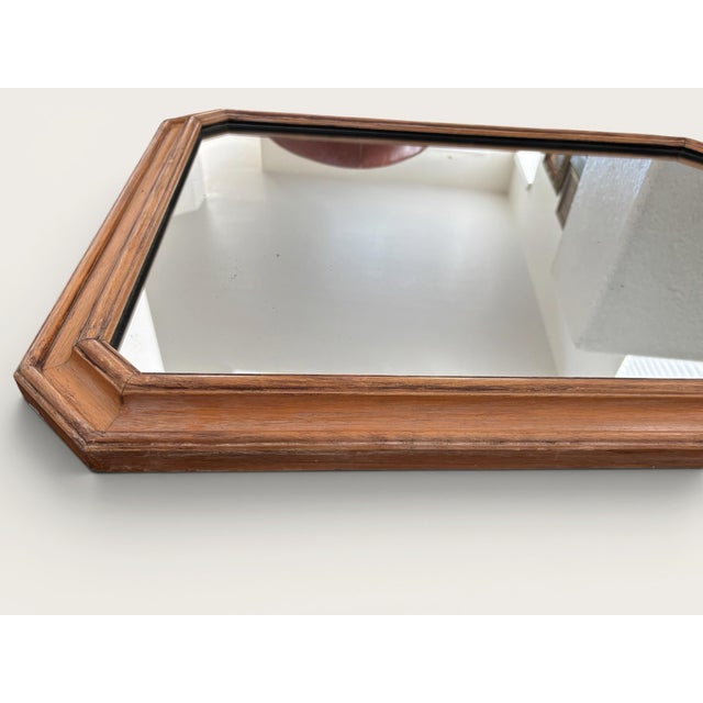 Brown Antique Italian Hand-Carved Rococo Baroque Wall Mirror | Ornate Wood Louis XV Style For Sale - Image 8 of 13