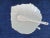 Off-white Vintage Porcelain Holland Mold White Leaf Serving Platter With Centered Dish and Spoon For Sale - Image 8 of 12