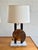Hollywood Regency Hollywood Regency Ammonite Lamps in Brass, Marble and Lacquer, France, 1970s, Set of 2 For Sale - Image 3 of 7