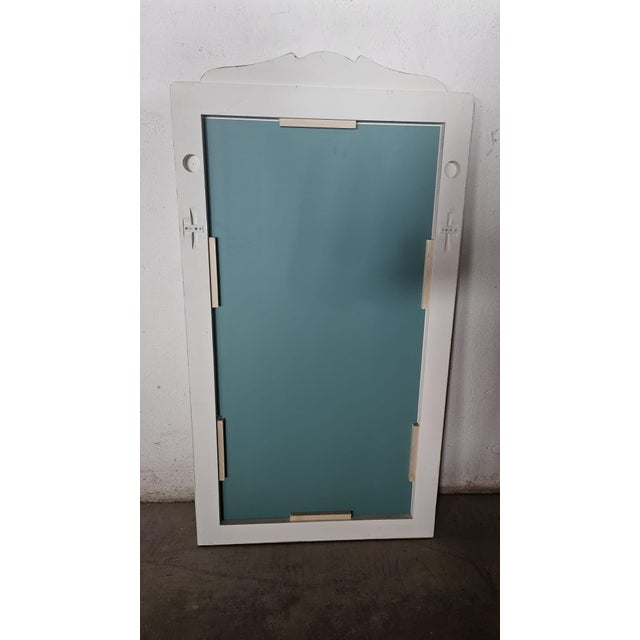 Lacquered Wooden Mirror For Sale - Image 5 of 6