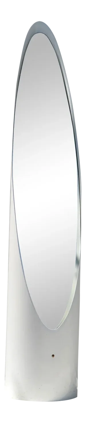 Roger Lecal French Mid-Century Modern Resin Floor Mirror for Chabrieres & Co.