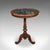 Our Stock # 26210 This is an antique decanter table. An English, walnut and marble wine or cocktail table, dating to the...