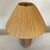Contemporary Vintage Signed Ceramic Table Lamp With Handmade Raffia Shade For Sale - Image 3 of 10