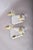 Art Deco French Mirrored Glass and Brass Wall Sconces, 1940s, Set of 2 For Sale - Image 9 of 17