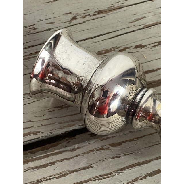 Silver-Plated Metal Candleholder from Christofle, France, 1890s For Sale - Image 12 of 18