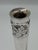 Early 20th Century Art Nouveau Sterling Silver Candlesticks With Floral Relief Decoration - a Pair For Sale - Image 5 of 6