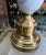 Gold Mid 20th Century Marble and Brass Lamps - a Pair For Sale - Image 8 of 8