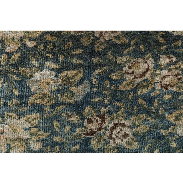 Doris Leslie Blau Antique Turkish Allover Floral Warm Tan Rug - c. 1920 For Sale - Image 4 of 10