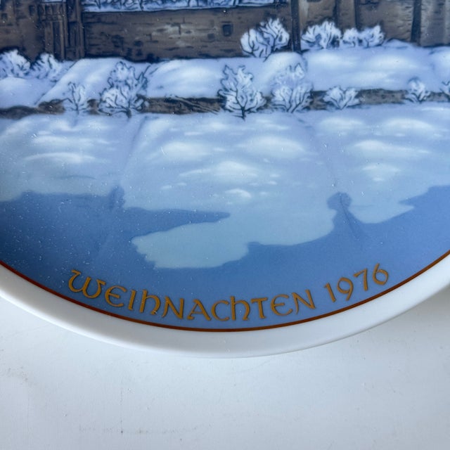 Item: Christmas plate by Helmut Drexler Manufacturer: Rosenthal Germany Series: Classic Rose Decoration: Christmas 1976...