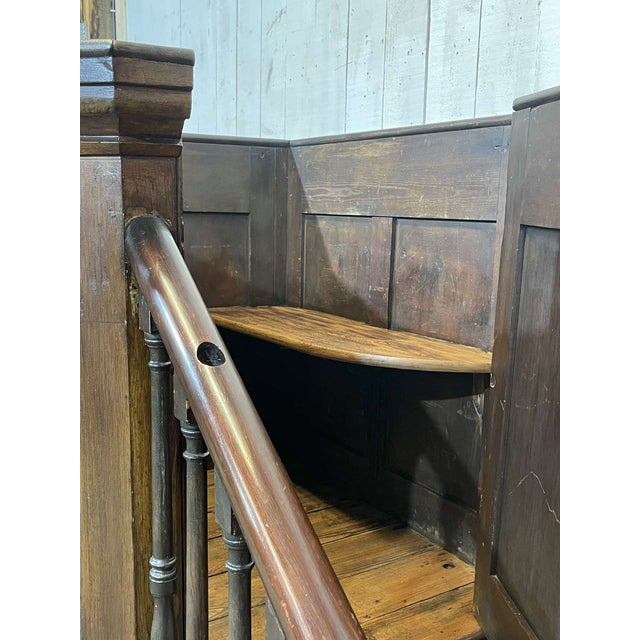 19th Century English University Chair in Fir and Pitch Pine For Sale - Image 3 of 16