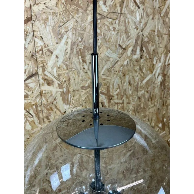 Mid-Century Modern Space Age Globe Ball Ceiling Lamp from Limburg, 1960s For Sale - Image 3 of 11