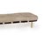 Regina Andrew Tufted Leather Gallery Bench, Cappuccino For Sale - Image 4 of 7