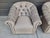 Mid-Century Modern Lexington Robinson Tufted Back Swivel Chairs. Pair. For Sale - Image 3 of 5