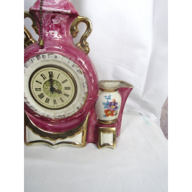 Mid 20th Century Mid 20th Century Mid-Century Lanshire Lamp / Clock For Sale - Image 5 of 12