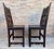 Early 20th Century Spanish Carved Chairs with Wood Seat, 1890s, Set of 2 For Sale - Image 4 of 18