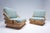 Mid-Century Modern Rattan Living Room Sofas, Armchair and Coffee Table, Set of 3 For Sale - Image 17 of 18