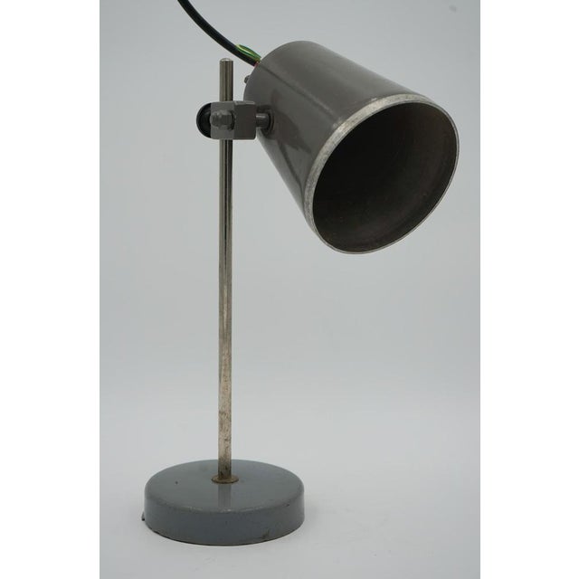 English Salvaged Laboratory School Table Adjustable Light 002, 1940s For Sale - Image 13 of 16