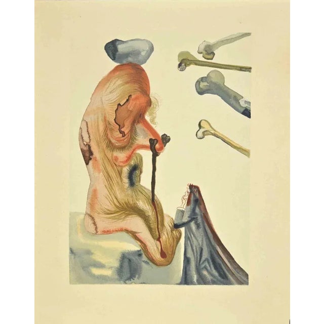 Salvador Dalí, The Prevaricators, Woodcut, 1963 For Sale - Image 4 of 4