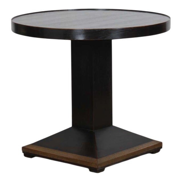 Round Wooden High Table, 1900 For Sale