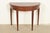 A gorgeous Federal or Hepplewhite style flip-top demilune console, entry table, or game table By Baker Furniture USA,...
