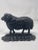 Late 19th Century Antique Trio of Cast Iron Ram Door Stops, Two Black & One White Victorian Ram Stops For Sale - Image 5 of 17