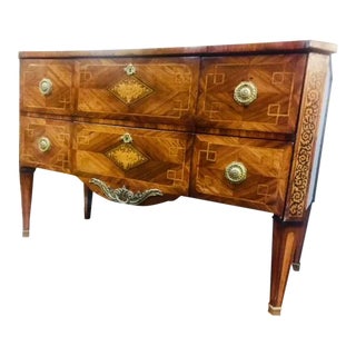 19th Century Italian Inlaid Classical Commode For Sale