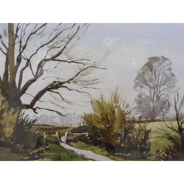 Ronald Birch, Lacock Village, Wiltshire, 1974, Watercolour on Paper, Framed For Sale - Image 13 of 14