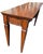 1990s Ethan Allen Mahogany Carved French Regency Sofa Hall Table Console Woven Cane For Sale - Image 12 of 18