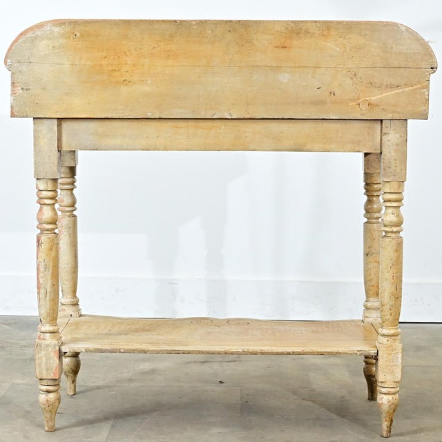 Wood English 19th Century Faux Bois Vanity Table For Sale - Image 7 of 16