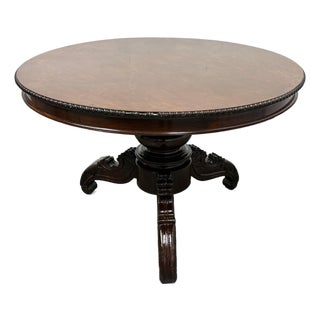 Victorian Mahogany Loo Table, Antique For Sale