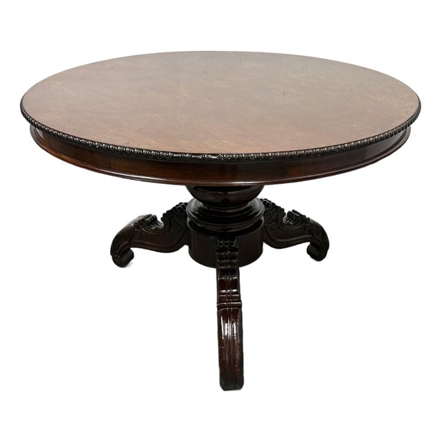 Victorian Mahogany Loo Table, Antique For Sale