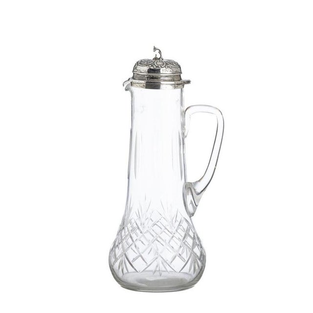 Mug with Silver and Faceted Glass For Sale - Image 6 of 6