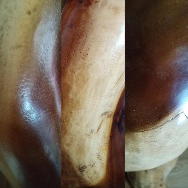 Carved Wooden Coat Rack For Sale - Image 4 of 5