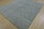 Contemporary Moroccan Rug 8'3'' X 9'10'' Blue Wool Contemporary Hand-Knotted Carpet For Sale - Image 3 of 12